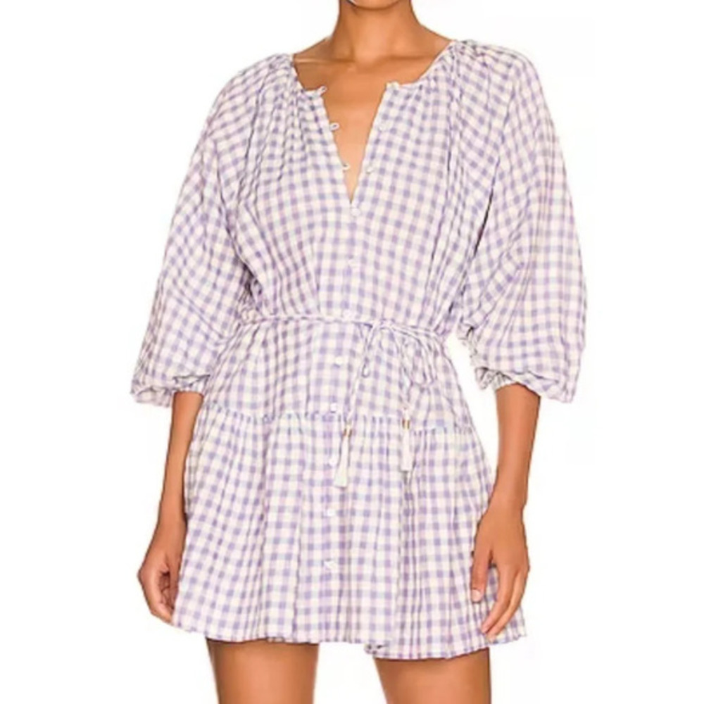 l*space Vida Mini Dress in Park Slope Gingham dress -‎ Size XS - MSRP $139